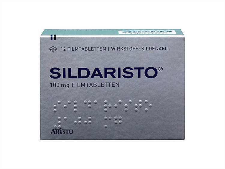 Aristo Sildaristo 100mg - Die bewährte Lösung bei erektiler Dysfunktion