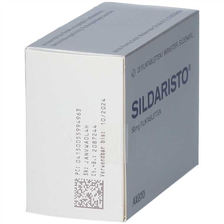 Wie man Sildaristo 100 mg / 20 mg sicher online kauft